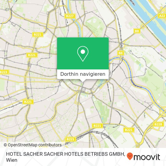 HOTEL SACHER SACHER HOTELS BETRIEBS GMBH Karte