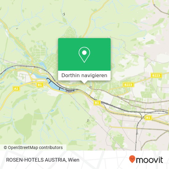 ROSEN-HOTELS AUSTRIA Karte