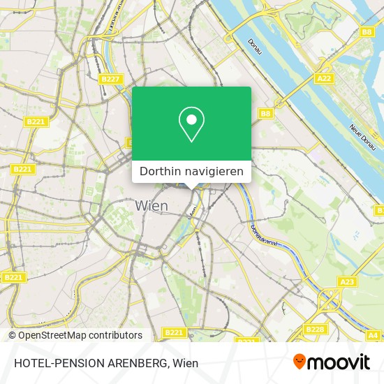 HOTEL-PENSION ARENBERG Karte