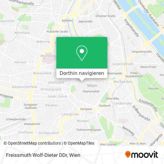 Freissmuth Wolf-Dieter DDr Karte