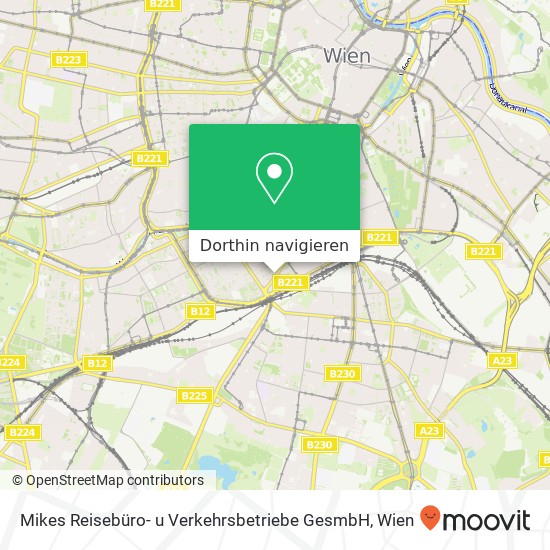 Mikes Reisebüro- u Verkehrsbetriebe GesmbH Karte