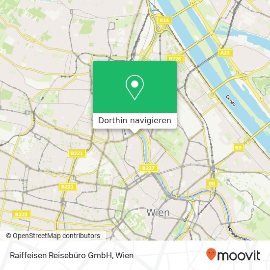 Raiffeisen Reisebüro GmbH Karte