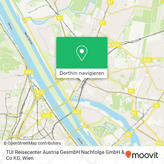 TUI Reisecenter Austria GesmbH Nachfolge GmbH & Co KG Karte