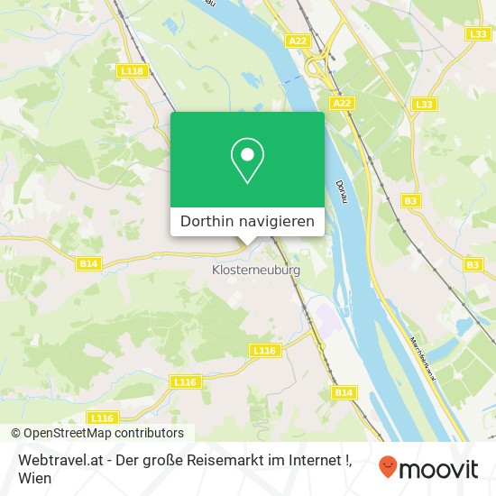 Webtravel.at - Der große Reisemarkt im Internet ! Karte