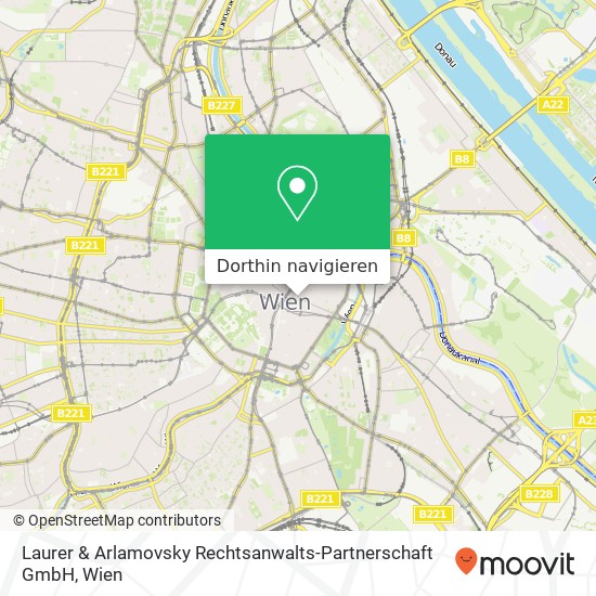 Laurer & Arlamovsky Rechtsanwalts-Partnerschaft GmbH Karte