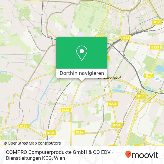 COMPRO Computerprodukte GmbH & CO EDV -Dienstleitungen KEG Karte