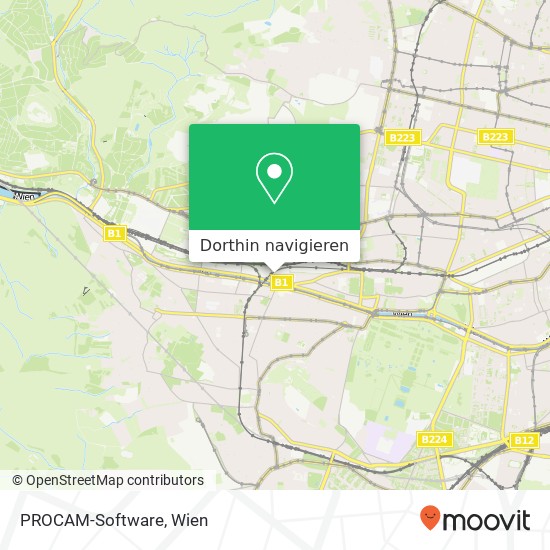 PROCAM-Software Karte