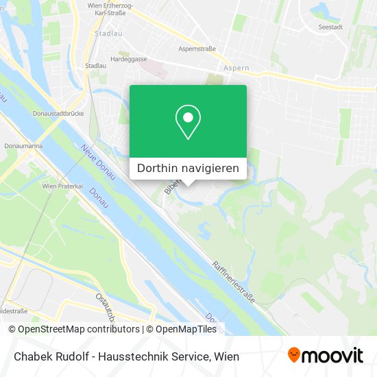 Chabek Rudolf - Hausstechnik Service Karte