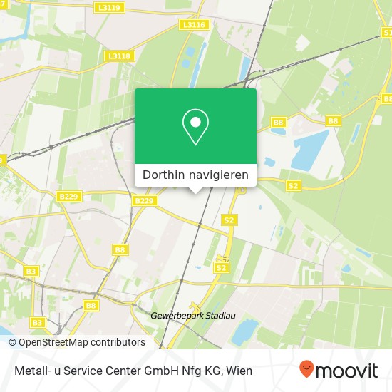 Metall- u Service Center GmbH Nfg KG Karte