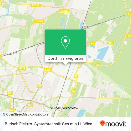 Burisch Elektro- Systemtechnik Ges.m.b.H. Karte