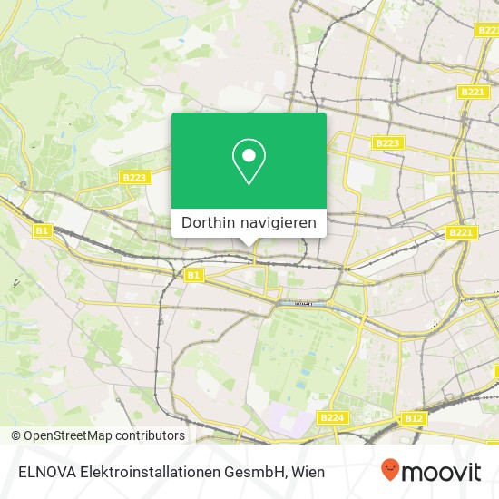 ELNOVA Elektroinstallationen GesmbH Karte