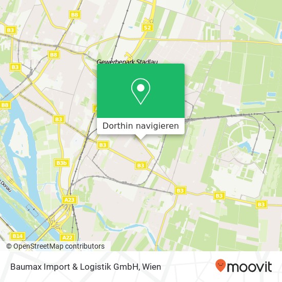 Baumax Import & Logistik GmbH Karte