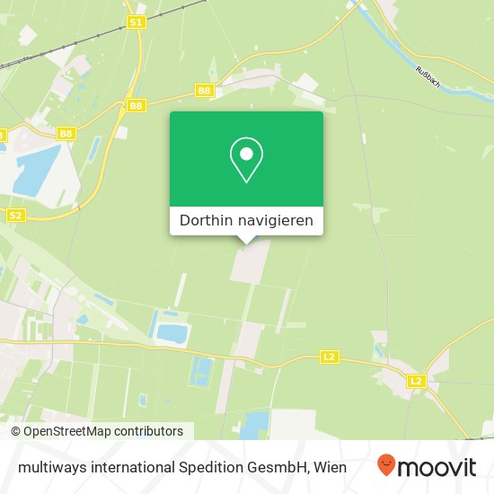 multiways international Spedition GesmbH Karte