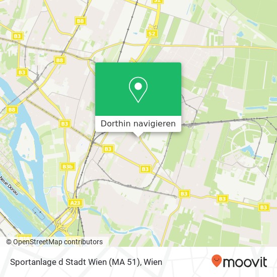 Sportanlage d Stadt Wien (MA 51) Karte