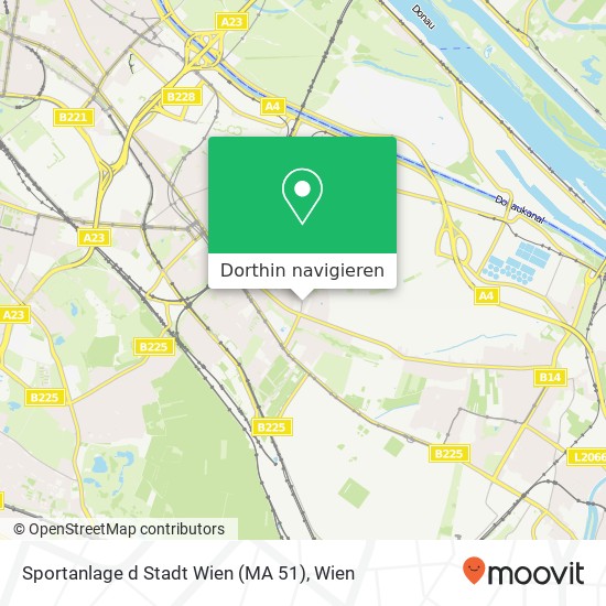 Sportanlage d Stadt Wien (MA 51) Karte