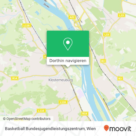 Basketball Bundesjugendleistungszentrum Karte