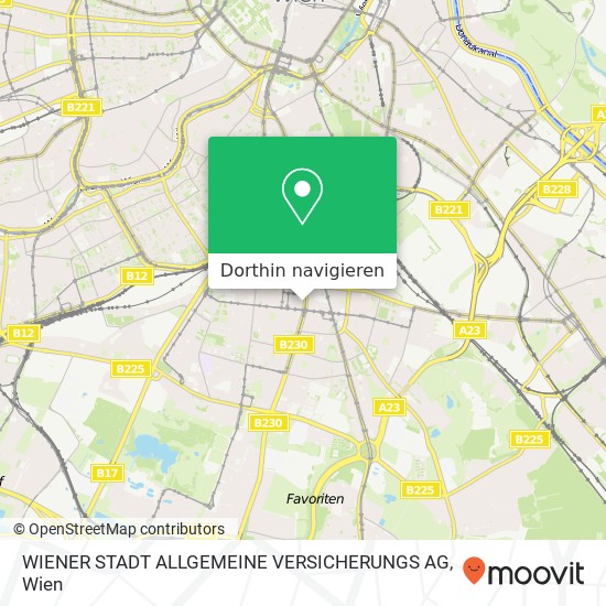 WIENER STADT ALLGEMEINE VERSICHERUNGS AG Karte