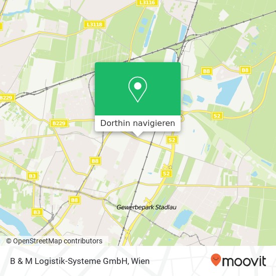 B & M Logistik-Systeme GmbH Karte