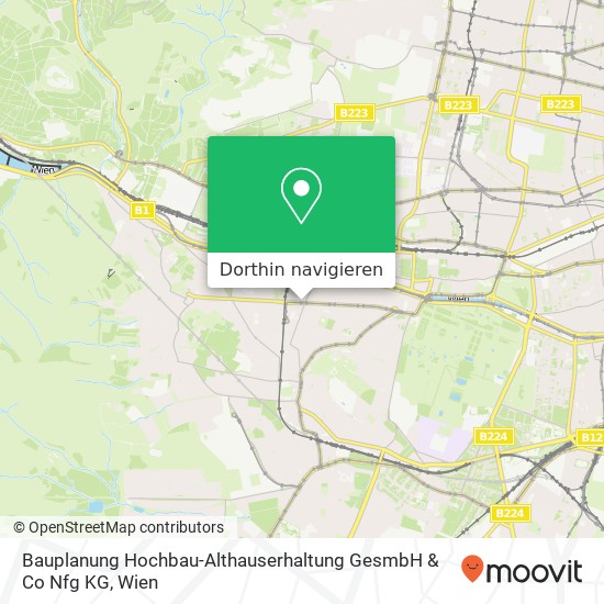 Bauplanung Hochbau-Althauserhaltung GesmbH & Co Nfg KG Karte