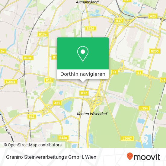 Graniro Steinverarbeitungs GmbH Karte