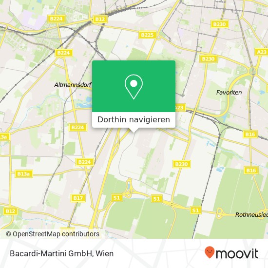 Bacardi-Martini GmbH Karte