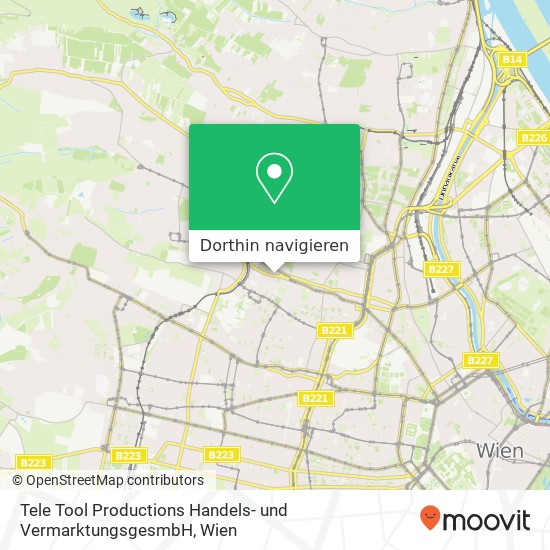 Tele Tool Productions Handels- und VermarktungsgesmbH Karte