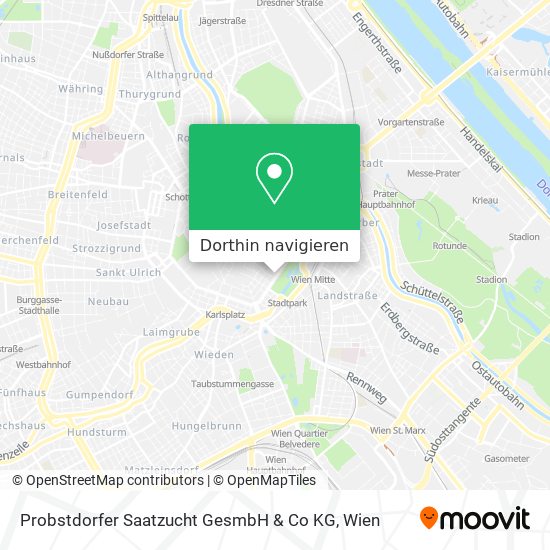 Probstdorfer Saatzucht GesmbH & Co KG Karte