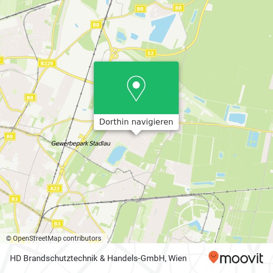 HD Brandschutztechnik & Handels-GmbH Karte