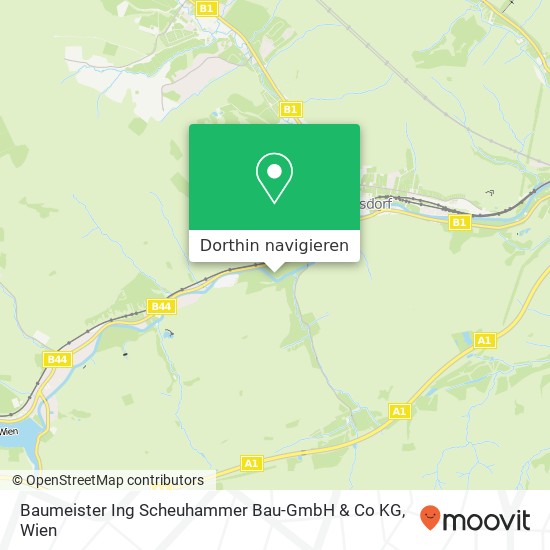 Baumeister Ing Scheuhammer Bau-GmbH & Co KG Karte