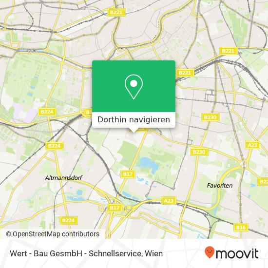 Wert - Bau GesmbH - Schnellservice Karte