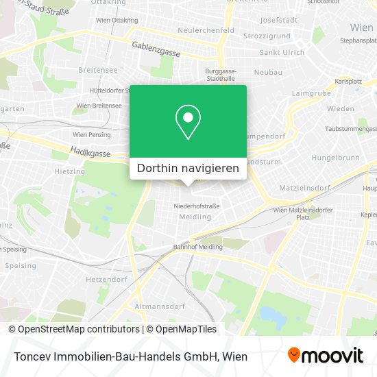 Toncev Immobilien-Bau-Handels GmbH Karte