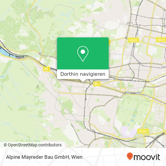 Alpine Mayreder Bau GmbH Karte