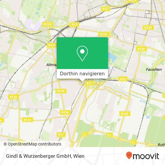 Gindl & Wurzenberger GmbH Karte