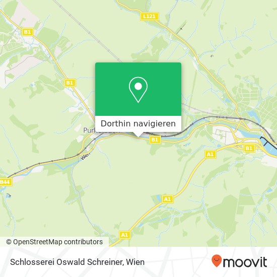 Schlosserei Oswald Schreiner Karte