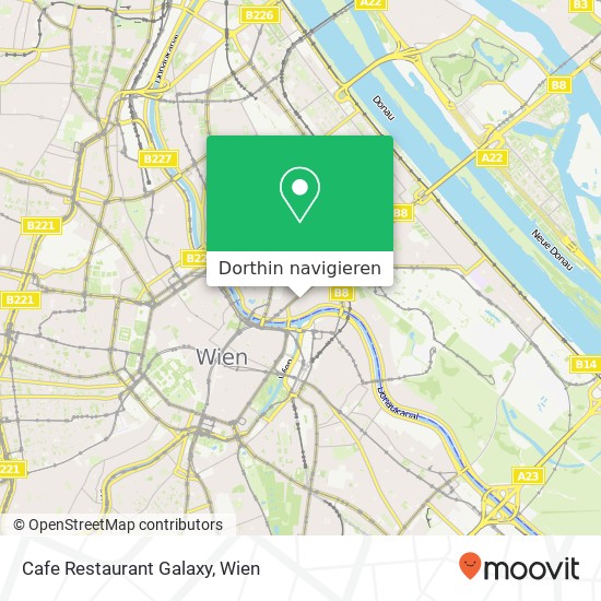 Cafe Restaurant Galaxy Karte