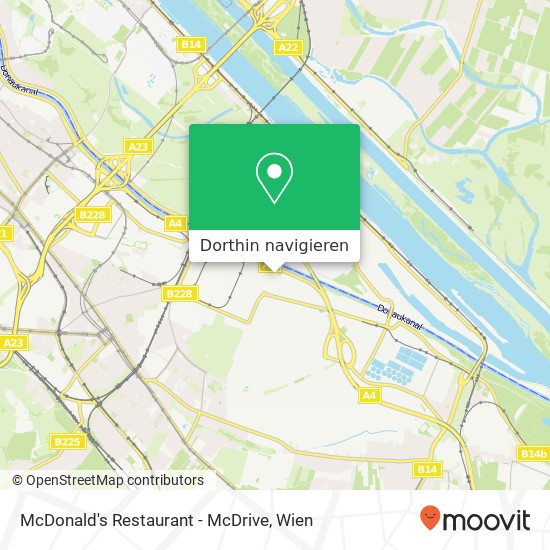 McDonald's Restaurant - McDrive Karte