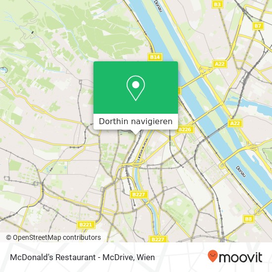 McDonald's Restaurant - McDrive Karte