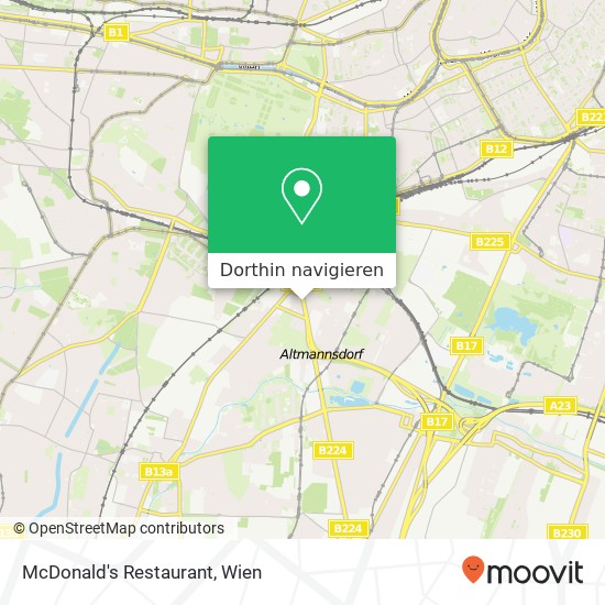 McDonald's Restaurant Karte