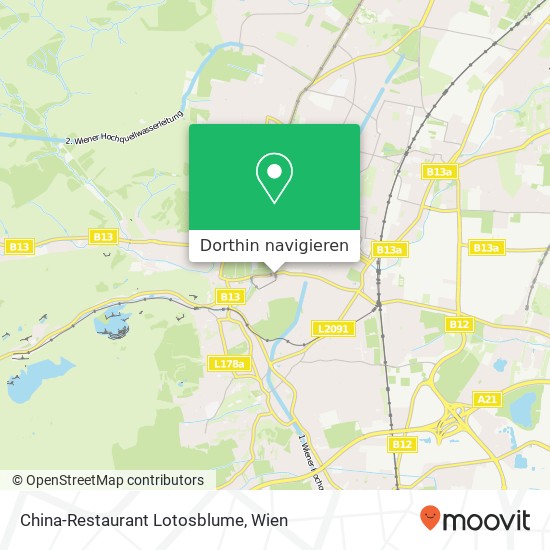 China-Restaurant Lotosblume Karte