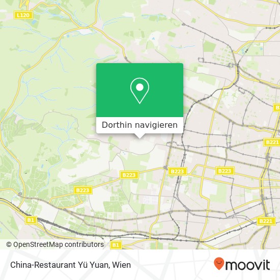 China-Restaurant Yü Yuan Karte
