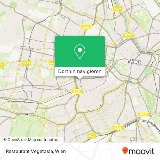 Restaurant Vegetasia Karte
