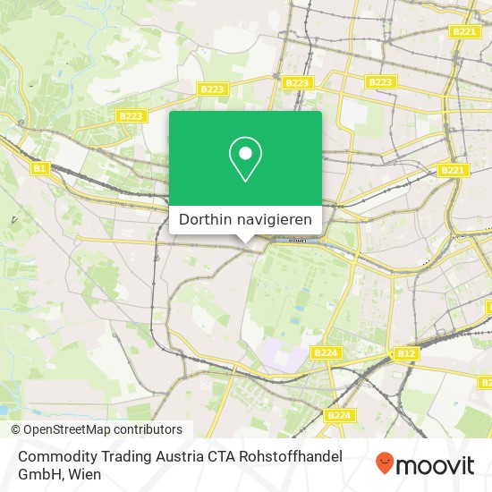 Commodity Trading Austria CTA Rohstoffhandel GmbH Karte