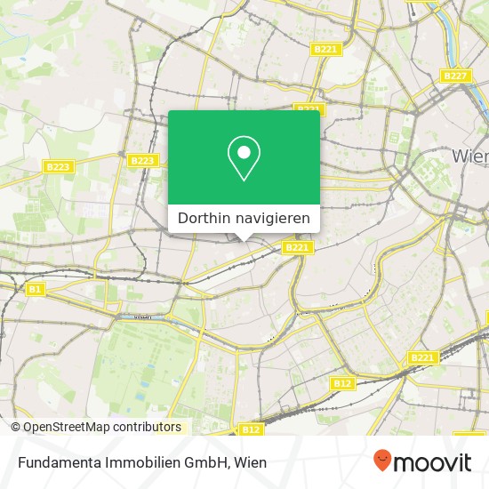 Fundamenta Immobilien GmbH Karte