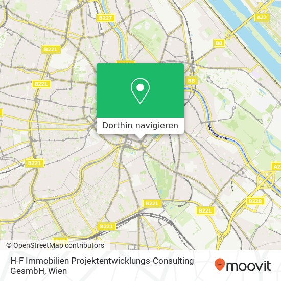 H-F Immobilien Projektentwicklungs-Consulting GesmbH Karte