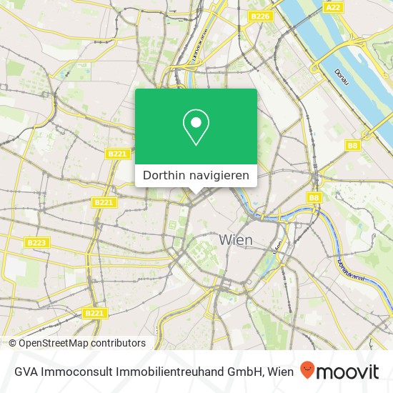 GVA Immoconsult Immobilientreuhand GmbH Karte