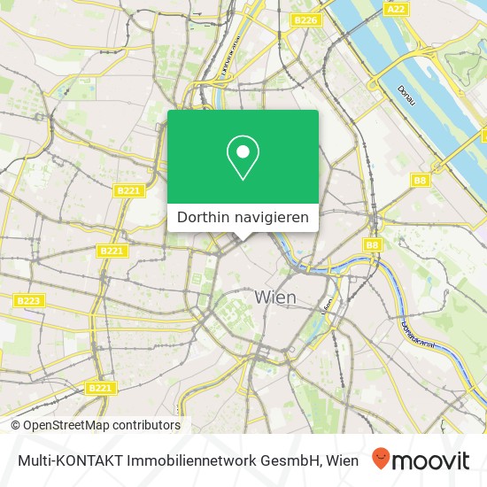 Multi-KONTAKT Immobiliennetwork GesmbH Karte