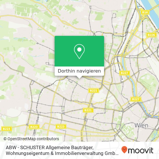 ABW - SCHUSTER Allgemeine Bauträger, Wohnungseigentum & Immobilienverwaltung GmbH Karte