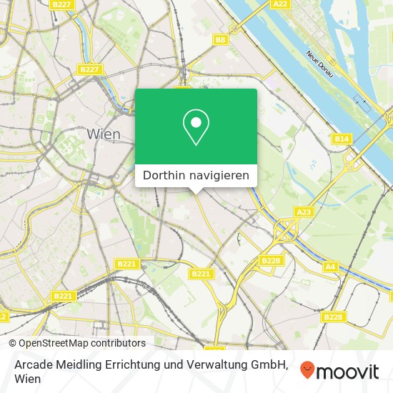 Arcade Meidling Errichtung und Verwaltung GmbH Karte