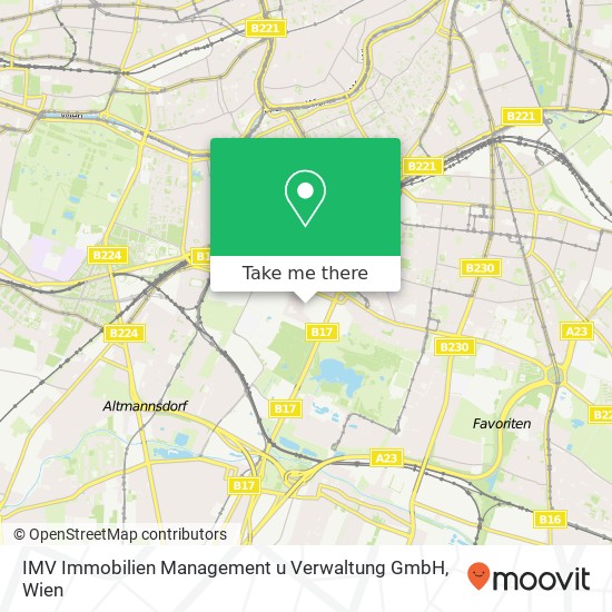 IMV Immobilien Management u Verwaltung GmbH Karte