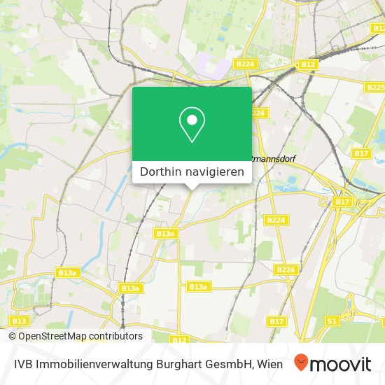 IVB Immobilienverwaltung Burghart GesmbH Karte